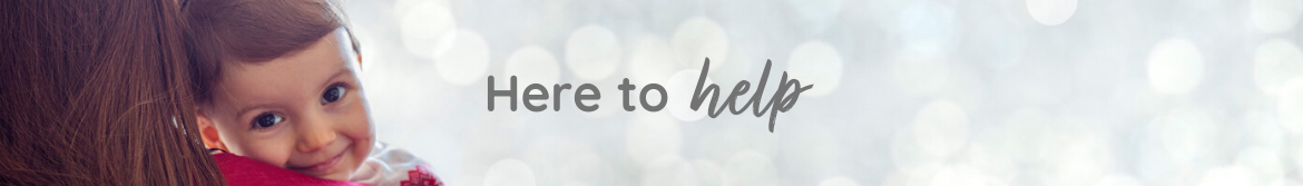 Here to help banner