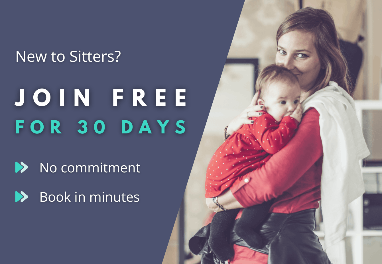 Sitters cashback and free trial offer