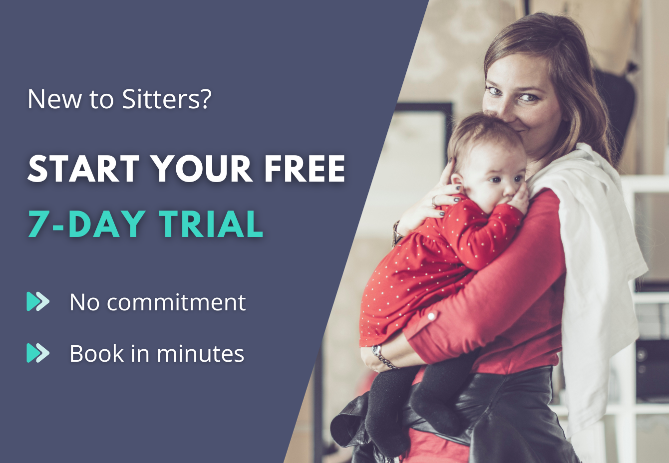 Sitters cashback and free trial offer