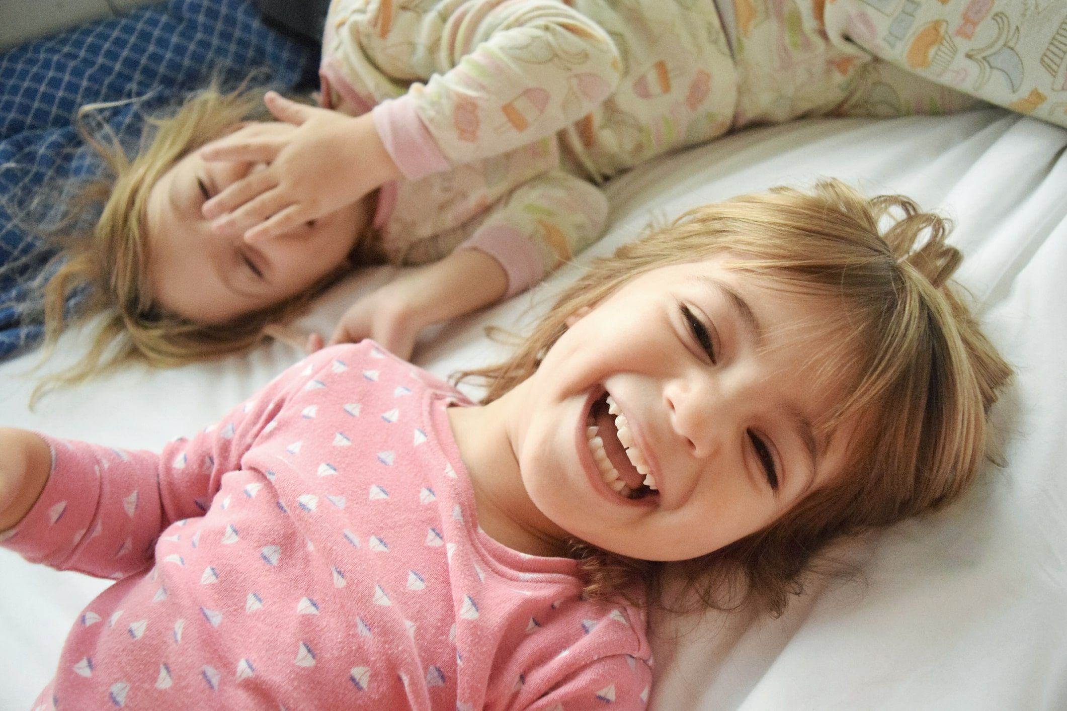 Girl in pyjamas