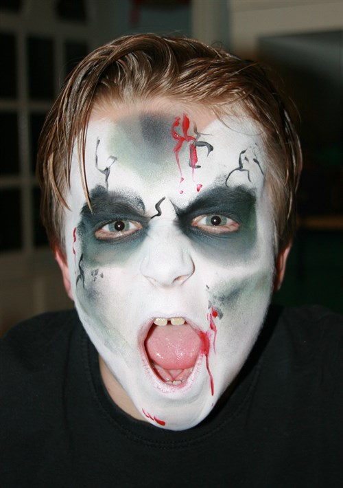 zombie face painting designs