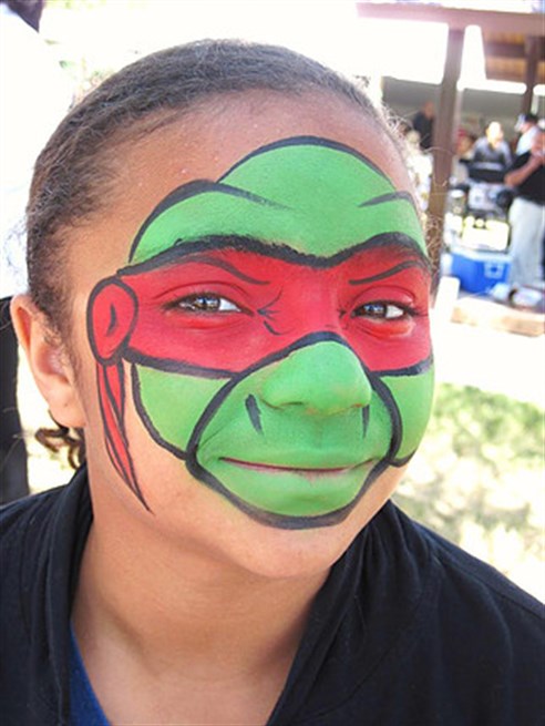 ninja turtle face paint