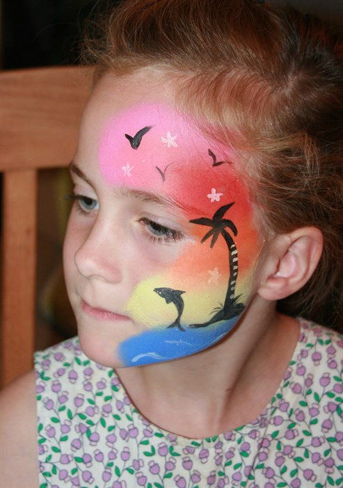 easy face painting ideas for girls