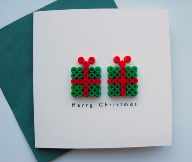 simple handmade christmas card