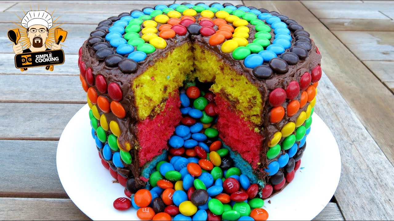 Easy Rainbow Surprise Cake • Homemaker's Habitat